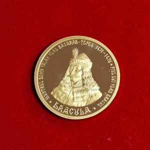 Placheta Vlad Țepeș Dracula - Turnul Chindiei - Castelul Bran