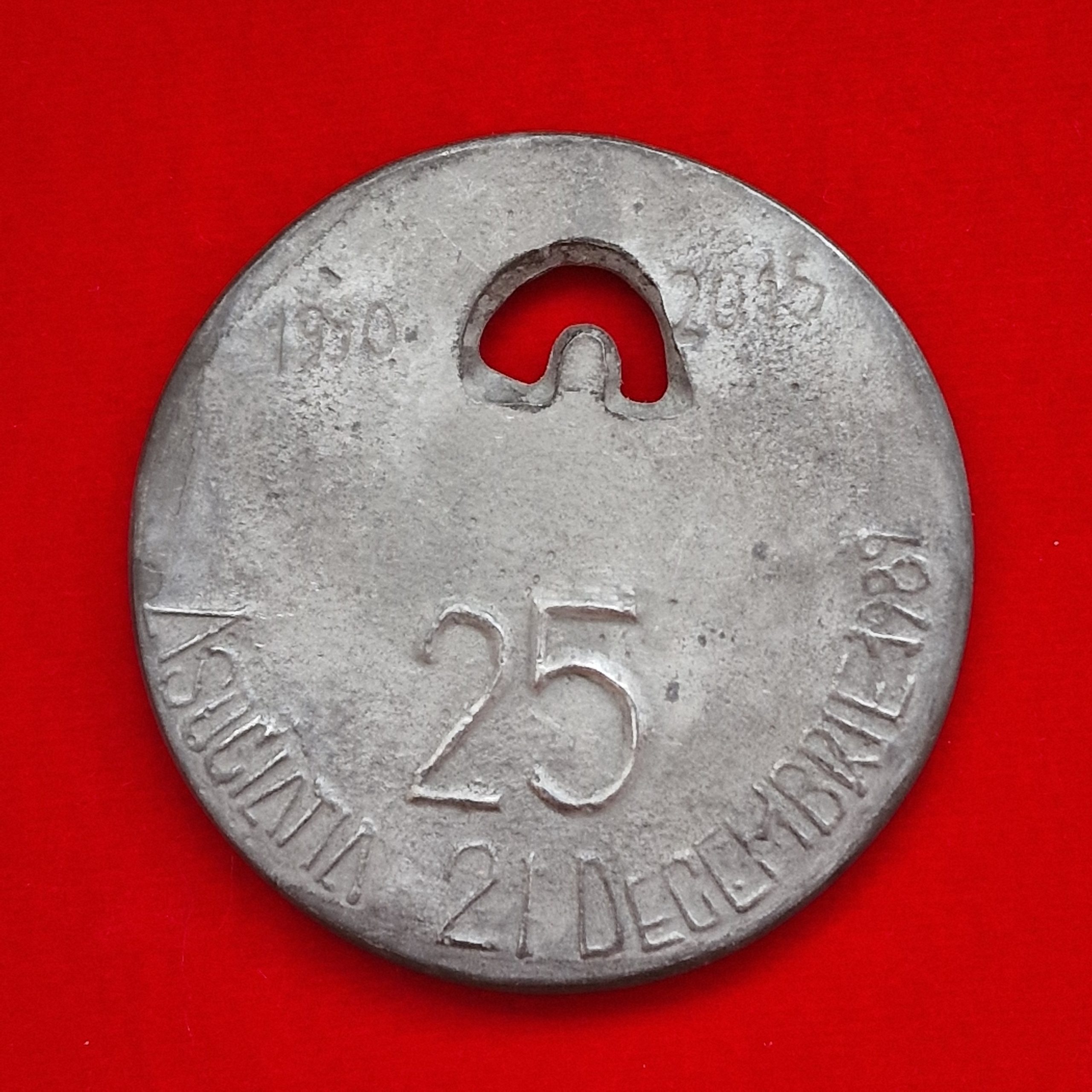 Placheta 25 de ani de la revoluție 1989-2015 - Asociația 21 Decembrie 1989 - imagine 2