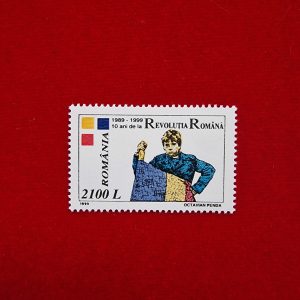 Timbrul 1999 - 10 ani de la Revoluția Română din 1989 - 2100 lei