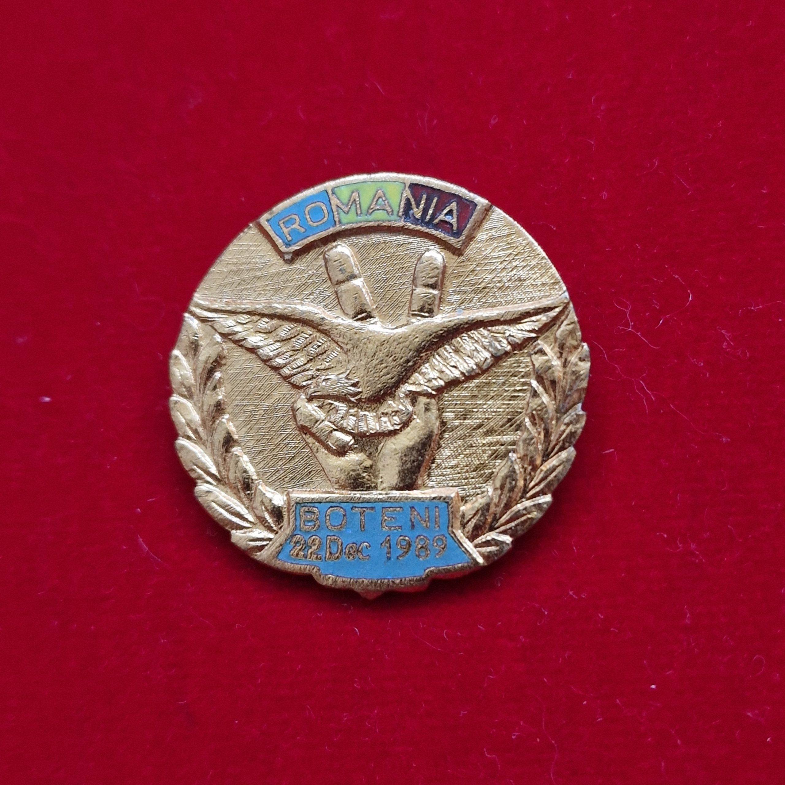 Insigna Boteni 22 Decembrie 1989